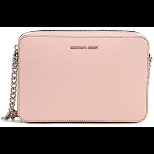 A gorgeous pink crossbody bag